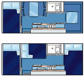 At night three double beds allow plenty 