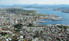 Hobart  with the courtesy of Discover Tasmania and Tourism Tasmania