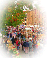 Salamance Markets with the courtesy of Tourism Tasmania